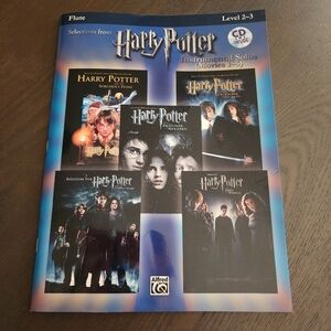 Harry Potter Instrumental Solos for Flute Book With CD
